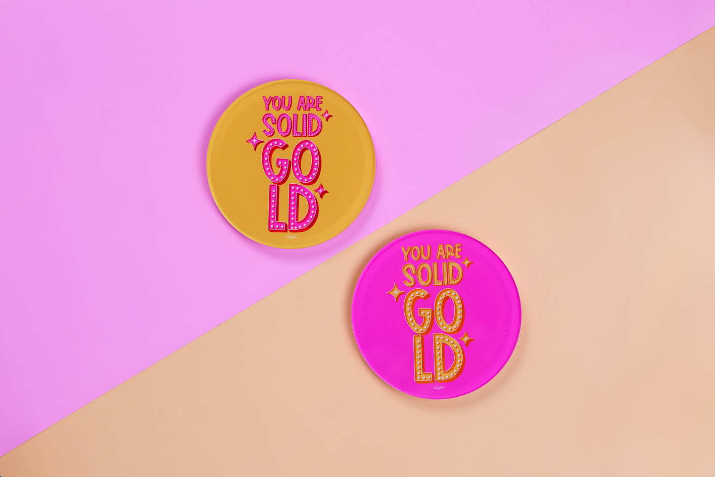Solid Gold Coaster