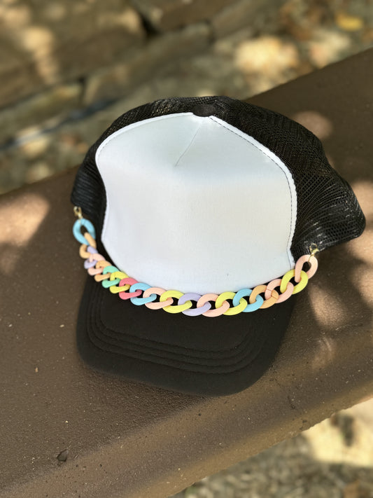 Chunky Rainbow Hat Chain