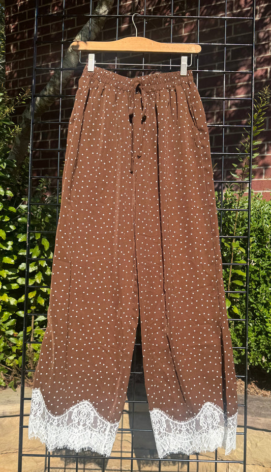 Brownie Satin Pants