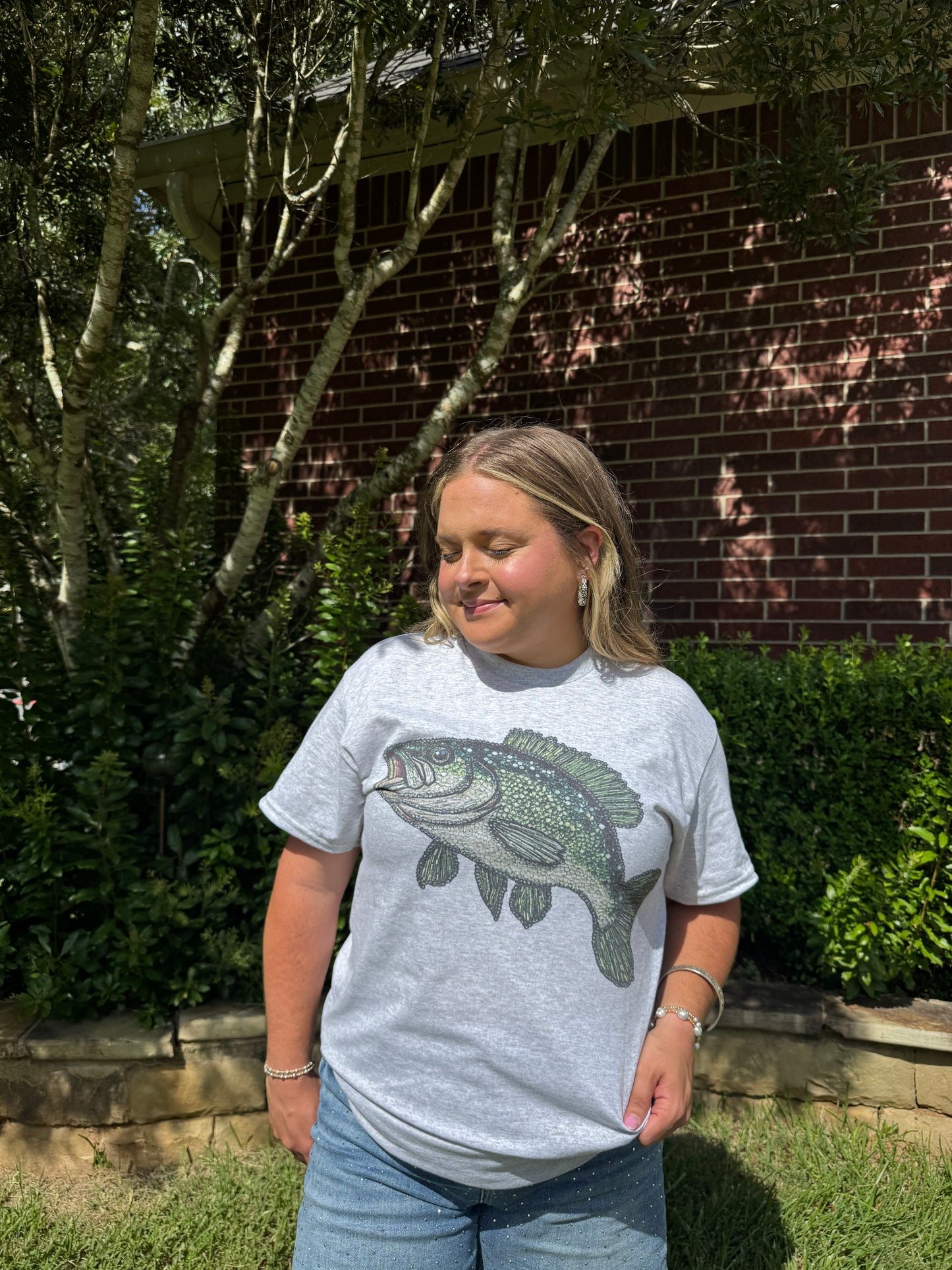 Bedazzled Bass Tee