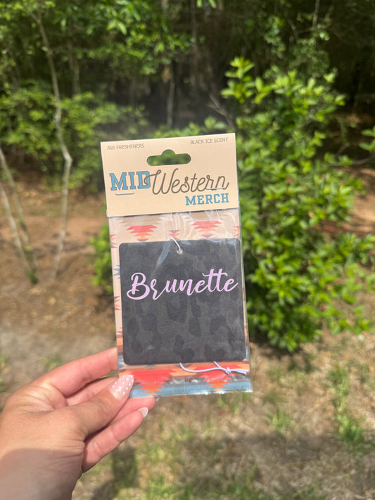 Brunette Car Freshener