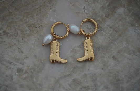 Cowgirl Boot Earring