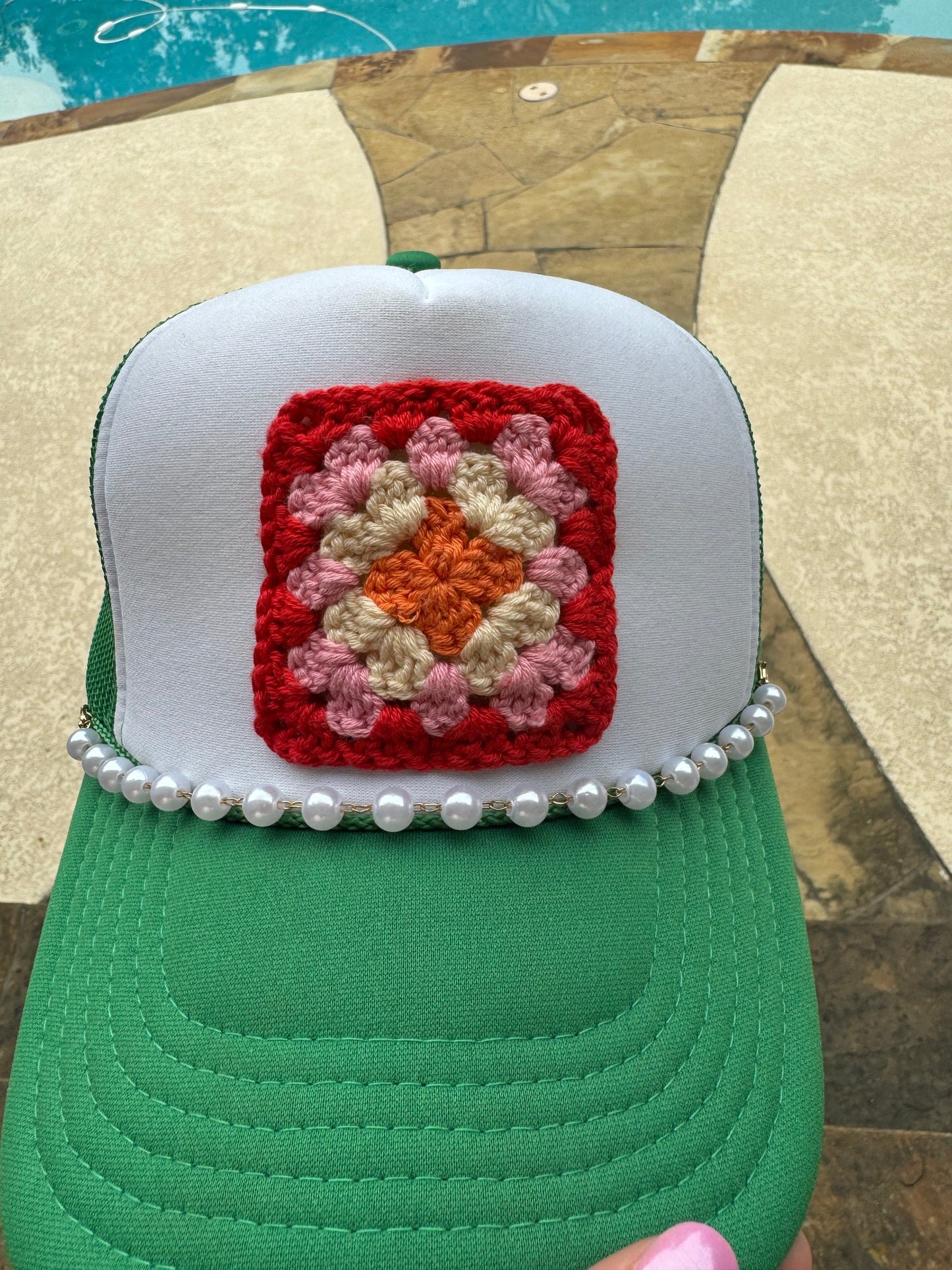 Pearl Hat Chain