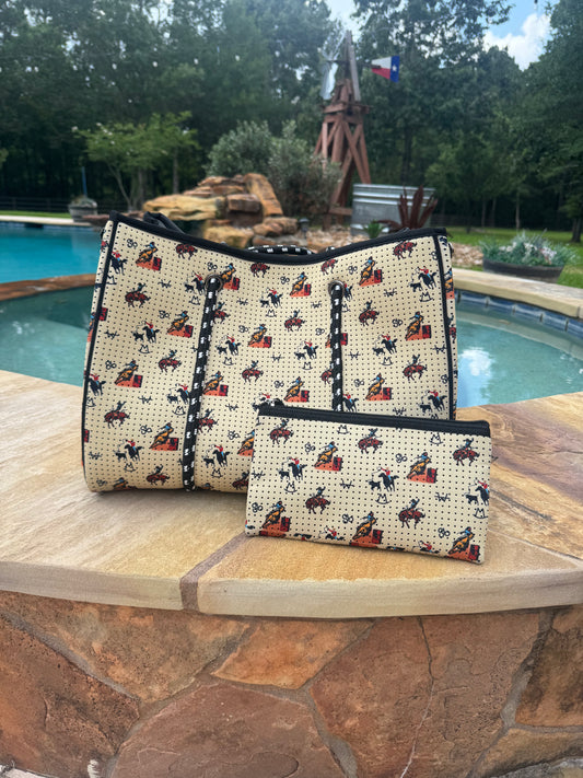 Vintage Cowboy Tote