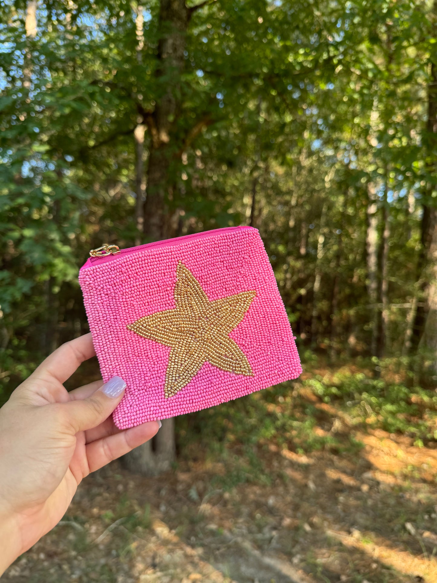 Star Beaded Coin Purse