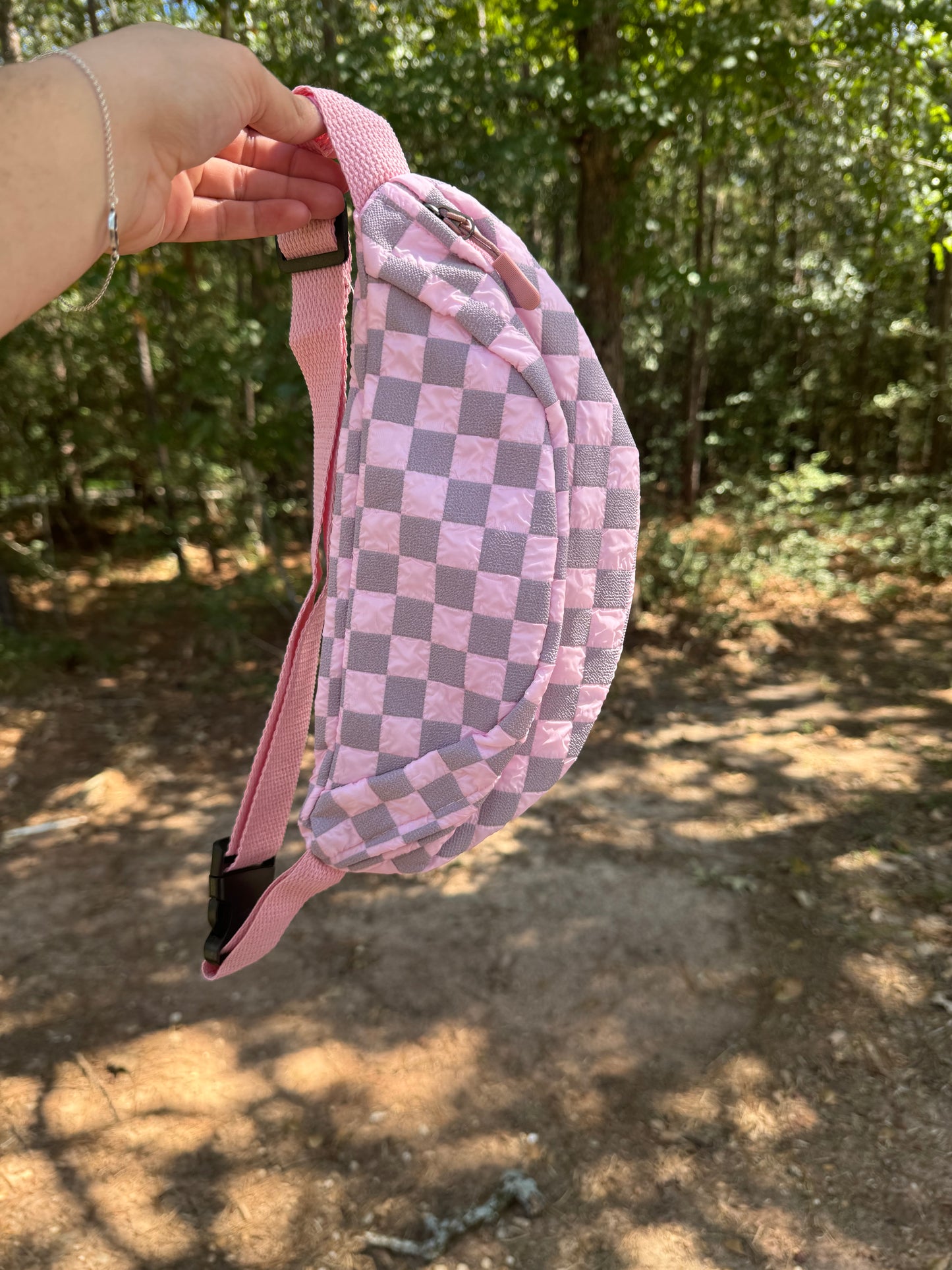 Checkered Fanny Pack