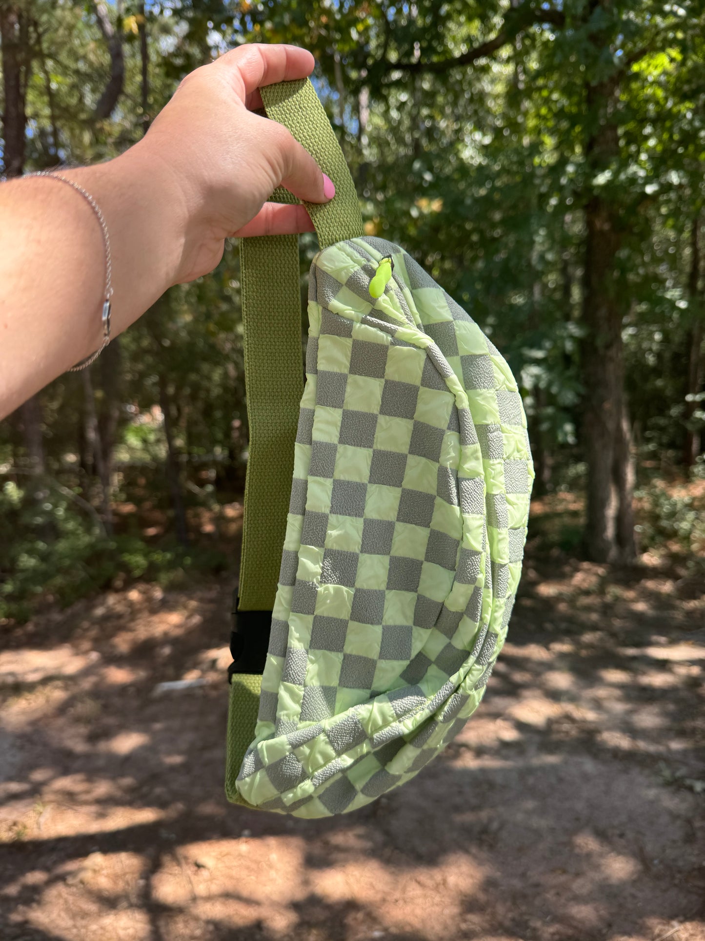 Checkered Fanny Pack