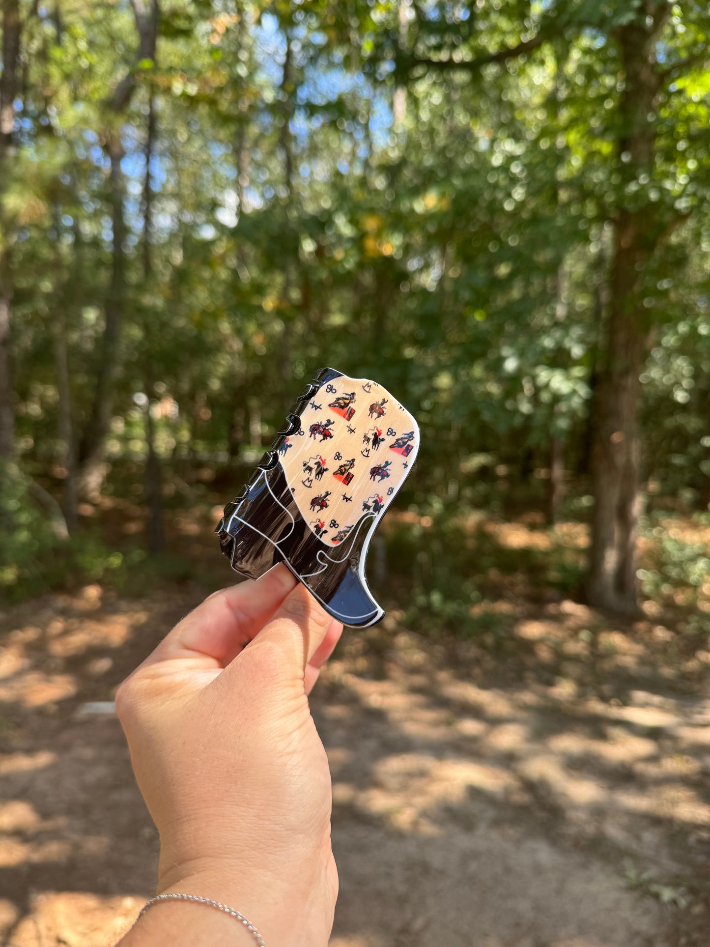 Cowboy Boot Hair Clip