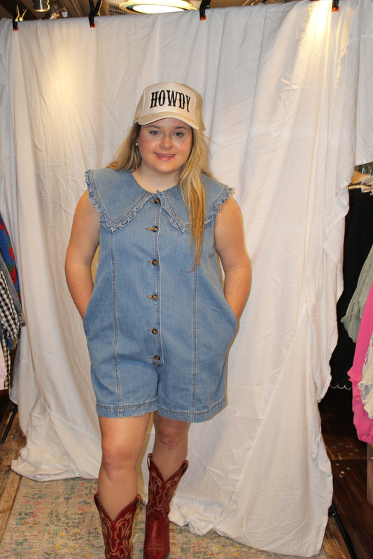 Blue Collar Romper