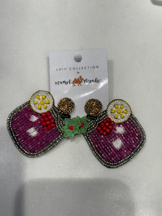 Mai Tai Beaded Earring